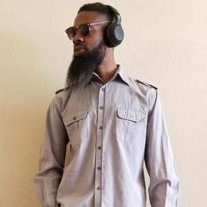 Men's Long Sleeve Button Up Shirt Swiss Cross Md